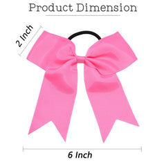 chiduerm bows worn by cheerleaders at practice adding team color and visible style