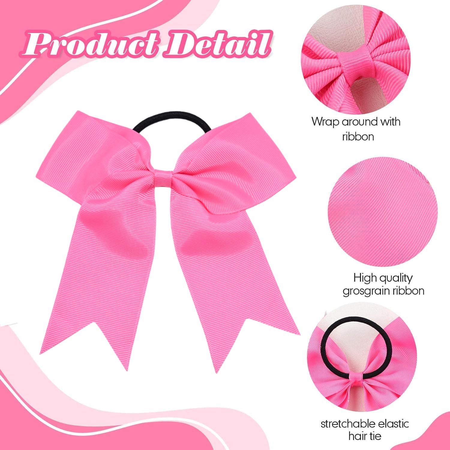 chiduerm bow placed on a hand showing 6-inch size and lightweight feel for comfort