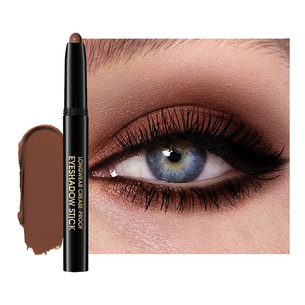 Chifure eyeshadow stick front packaging showing shade #2 Pecan, easy identification benefit