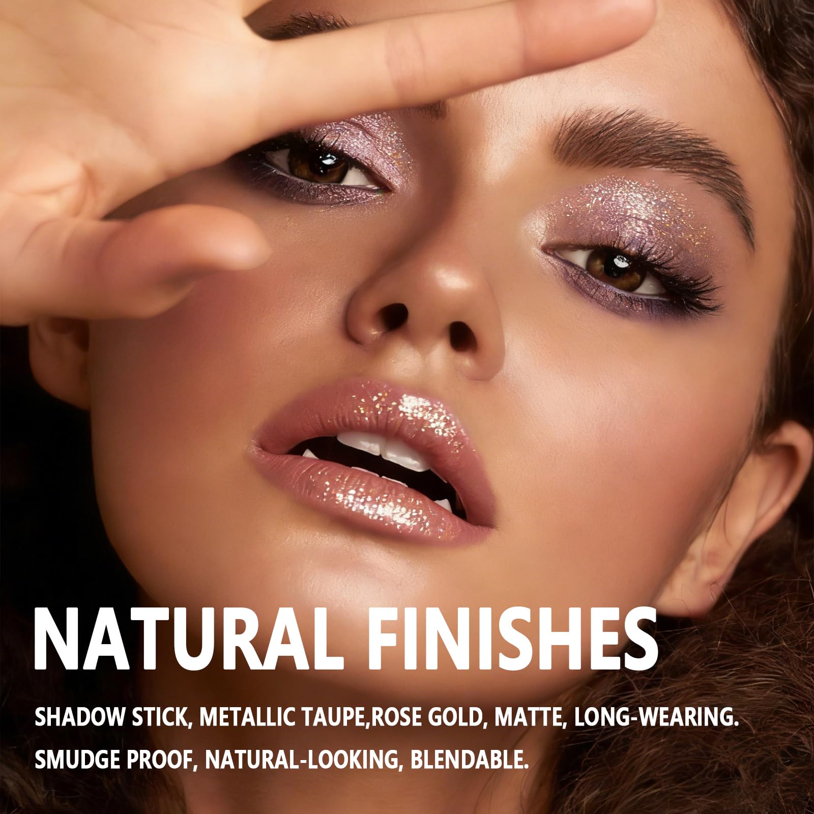 Back label of Chifure eyeshadow stick showing ingredients and product info