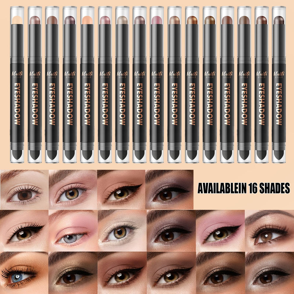 Chifure eyeshadow stick inside makeup bag illustrating travel-ready convenience