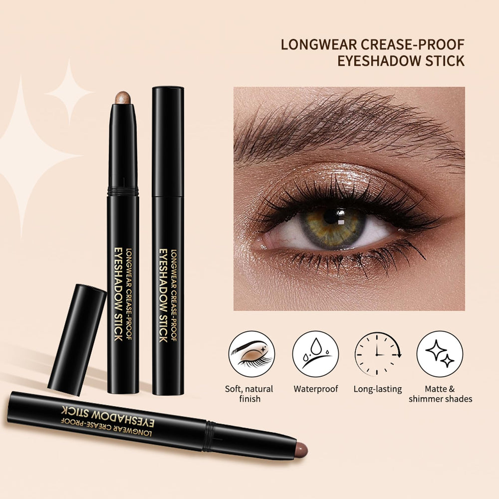 Chifure eyeshadow stick arm swatch demonstrating rich, buildable pigment