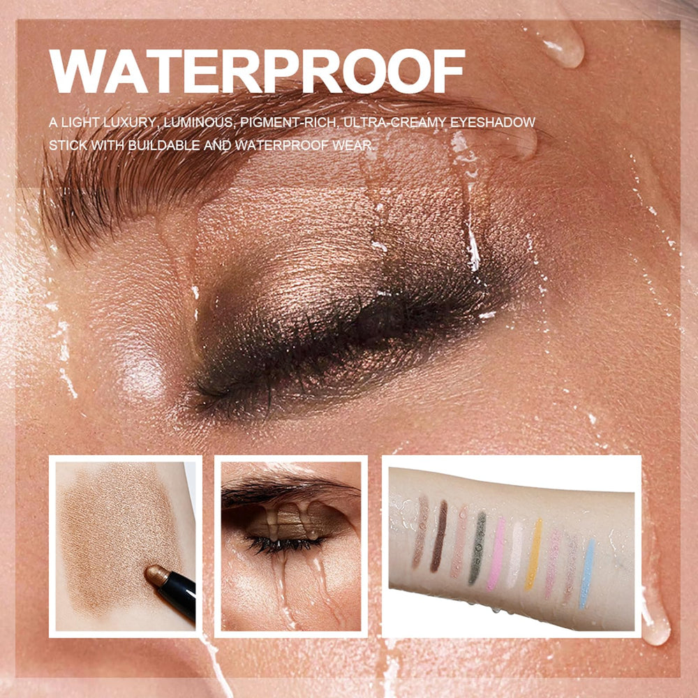 Chifure eyeshadow stick swatch on arm demonstrating pigmented payoff and true color benefit