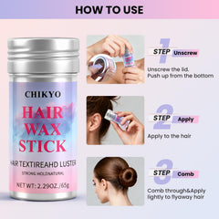 CHIKYO finishing stick with edge brush sculpting baby hair for defined hairline benefit