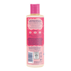 Childs Farm back label with ingredient list and sensitive skin reassurance