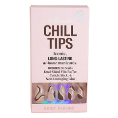 Chillhouse front packaging of Gone Riding press-on kit shows complete set and branding