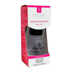 China Glaze clear base coat droplet showing thin, even texture for better bonding