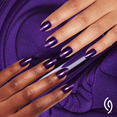 China Glaze brush close-up demonstrating wide fan brush for even application