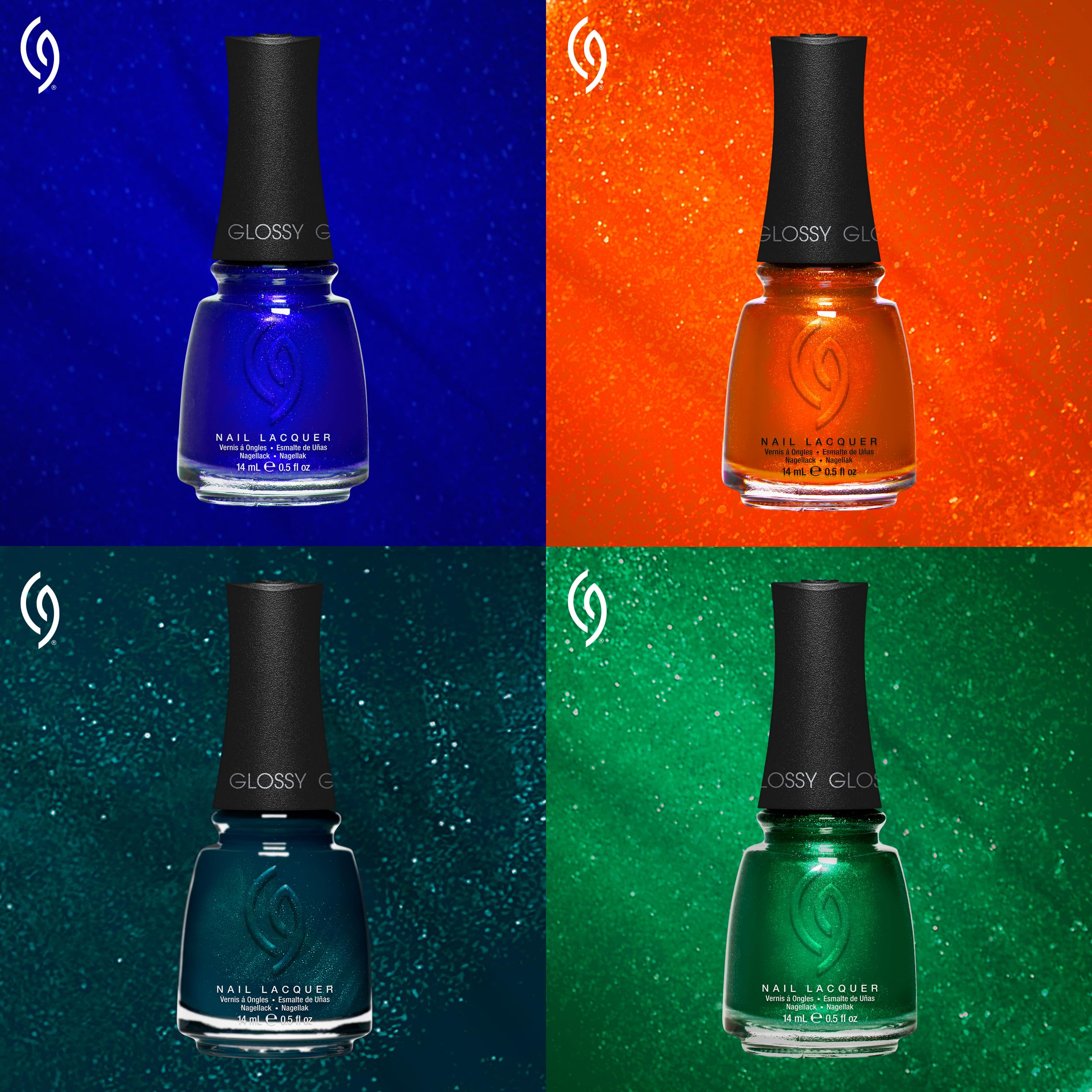 China Glaze lacquer used in a salon setting illustrating professional results