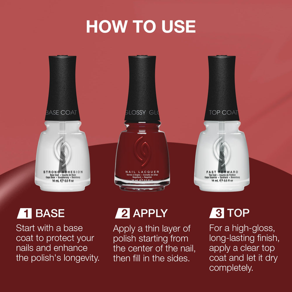Hand applying Moonlit Merlot with wide fan brush for even coverage benefit