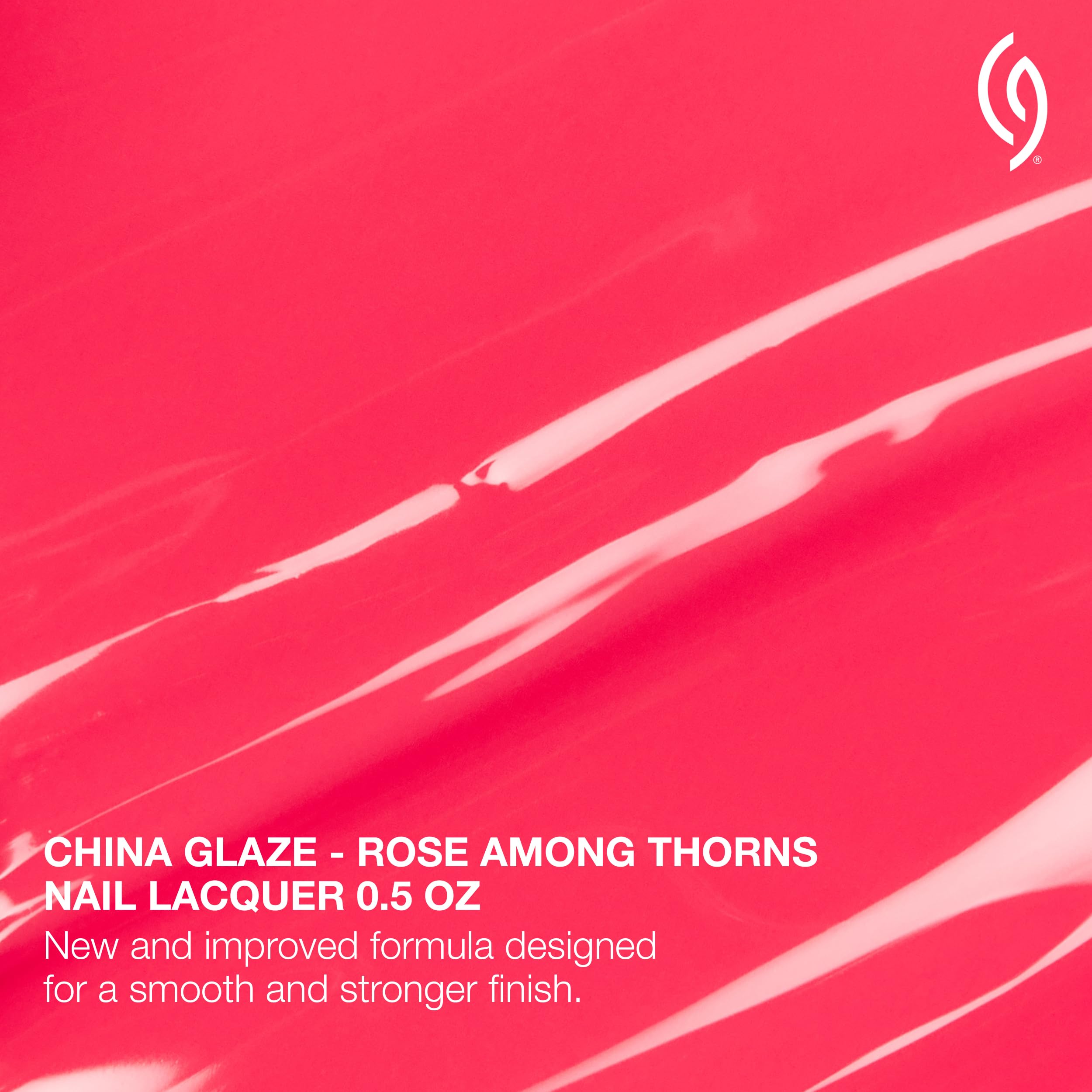 China Glaze matte swatch close-up showing velvety neon pink finish and opacity