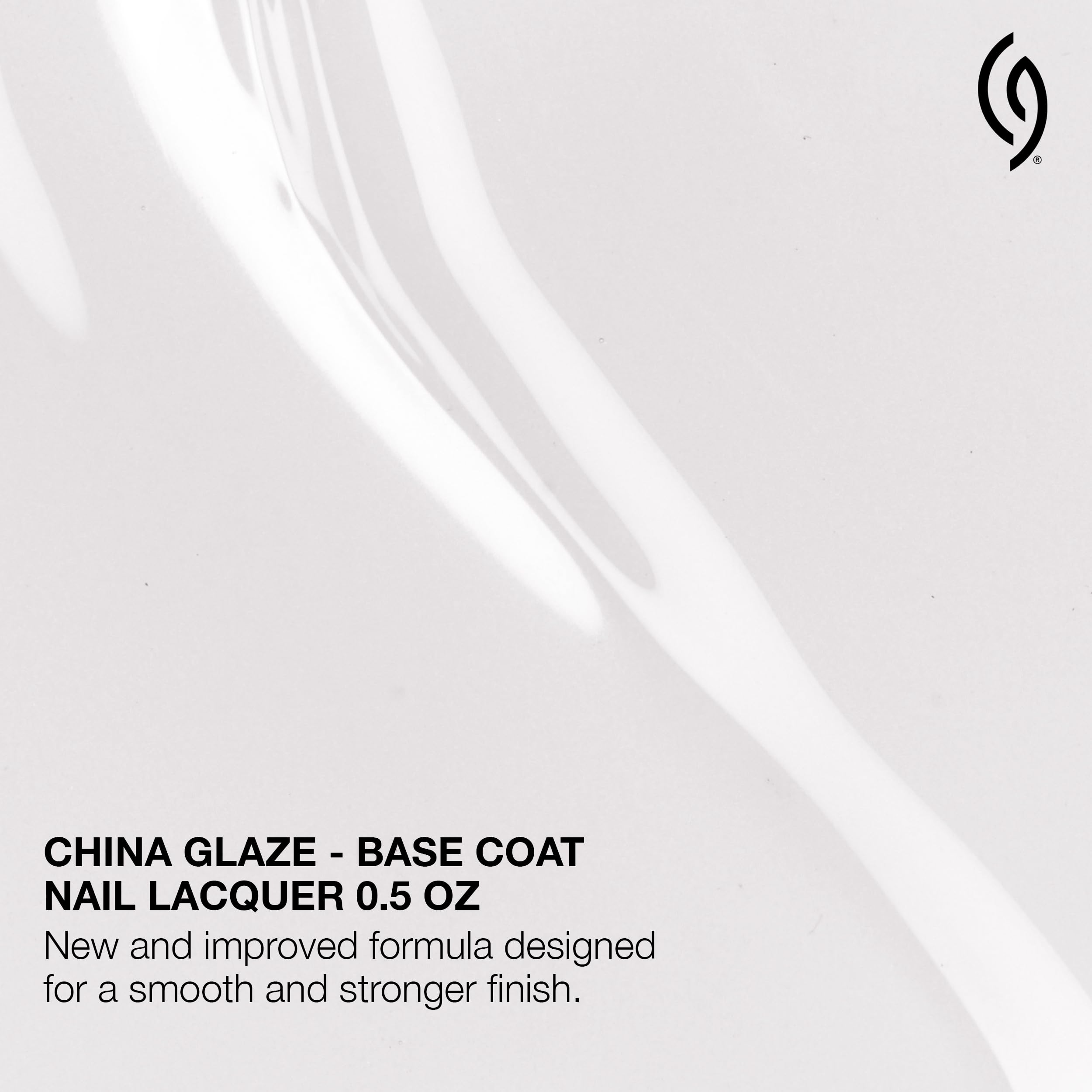 China Glaze clear gel texture close-up demonstrating leveling and non-streak finish