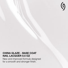 China Glaze clear gel texture close-up demonstrating leveling and non-streak finish