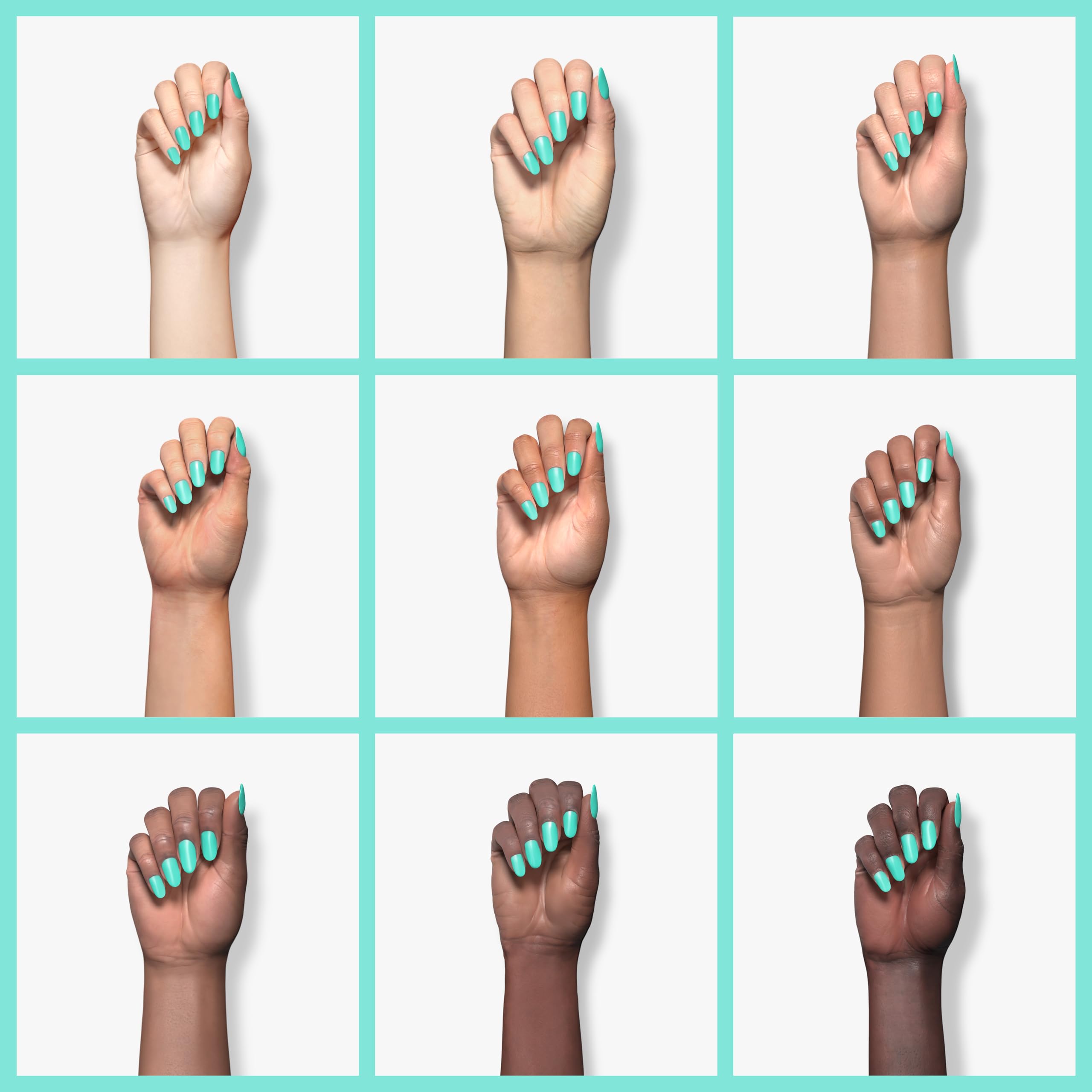 China Glaze swatch on wrist showing true color payoff and skin contrast