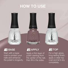 China Glaze lacquer texture close-up highlighting high pigment and shine