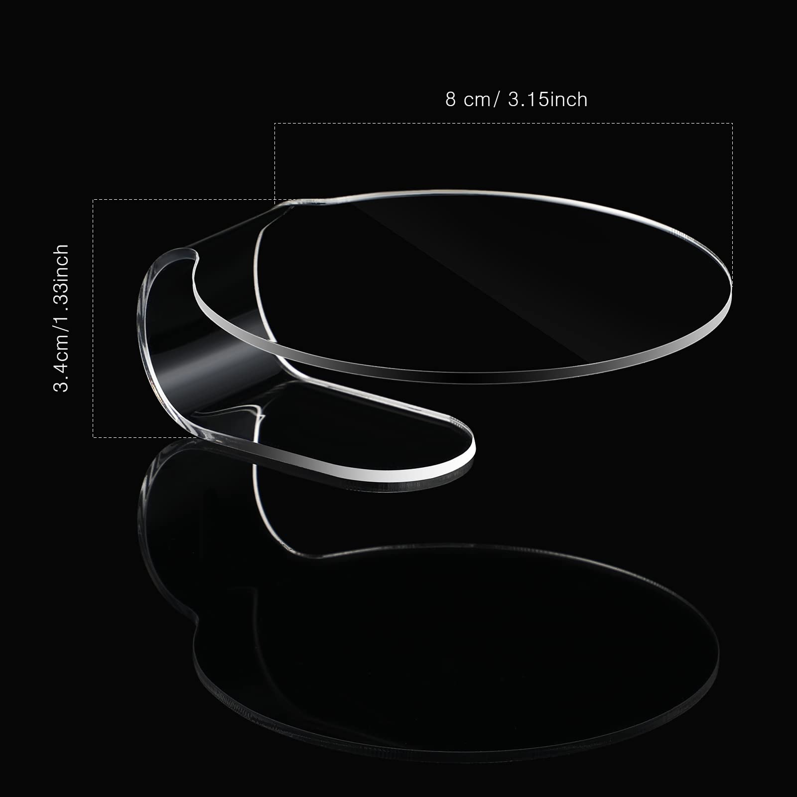 Chinco close-up of acrylic texture and smooth edge offering durable surface benefit