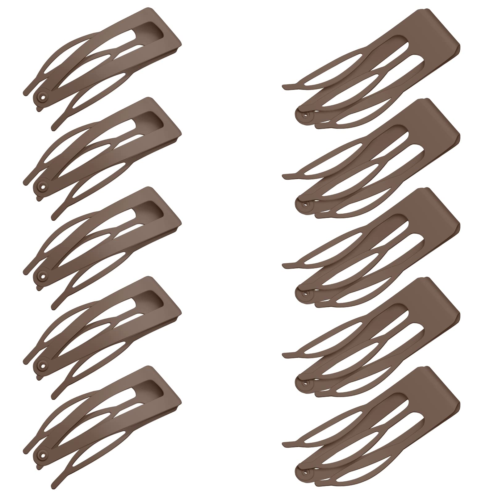 Chinco front pack showing 24 brown clips and value set