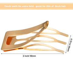 Chinco close-up of three comb teeth detail, improved secure grip