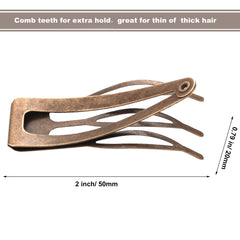 Chinco close-up of three comb teeth highlighting secure grip and gentle hold