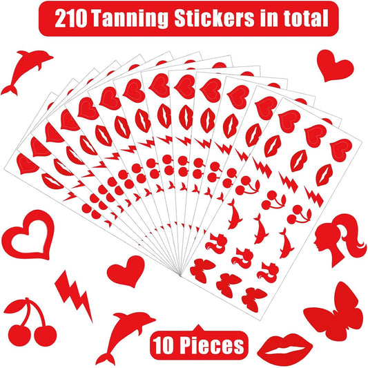 Chinco close-up of perforated sticker sheet, easy-tear detail for neat application