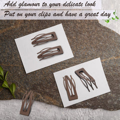 Chinco clip securing a half-up hairstyle for tidy styling
