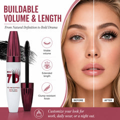 Chinology mascara texture with visible fibers that add length and volume