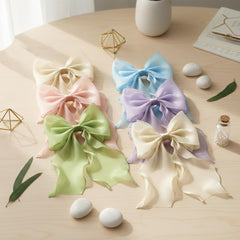 Chirende outdoor lifestyle wearing bows adding photogenic finishing touch