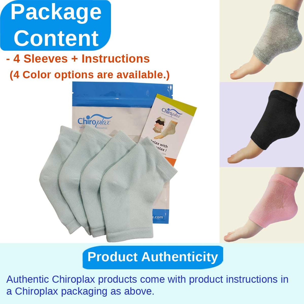 Chiroplax in a bedroom setting for overnight moisturizing foot care