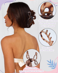 CHLINS clip securing thick hair demonstrating firm nonslip grip