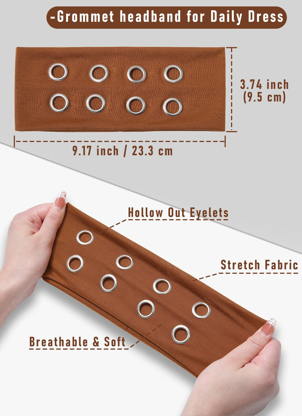 CHLINS close-up of hollowed metal eyelets showing breathable design benefit