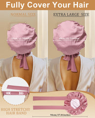 CHLINS reversible double-layer bonnet close-up highlighting switchable colors benefit