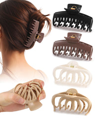 CHLINS front view of four silicone clips showing sleek design and gentle hold