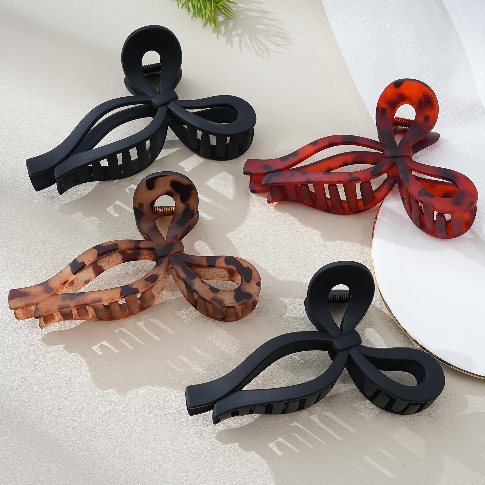 CHLINS styled hair with bow clip illustrating fashionable, secure look