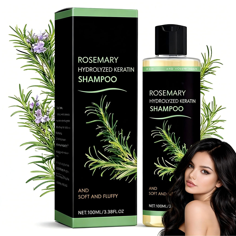 ChLNDalin front bottle showing label and rosemary, promotes gentle cleansing
