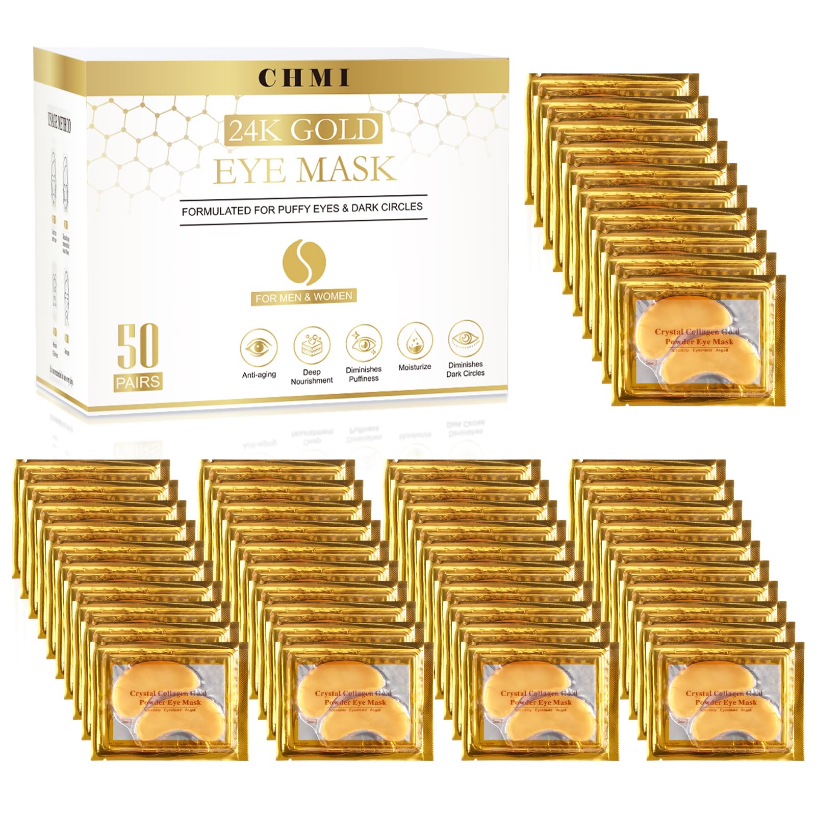 CHMI front packaging showing 50 pairs and travel-friendly convenience