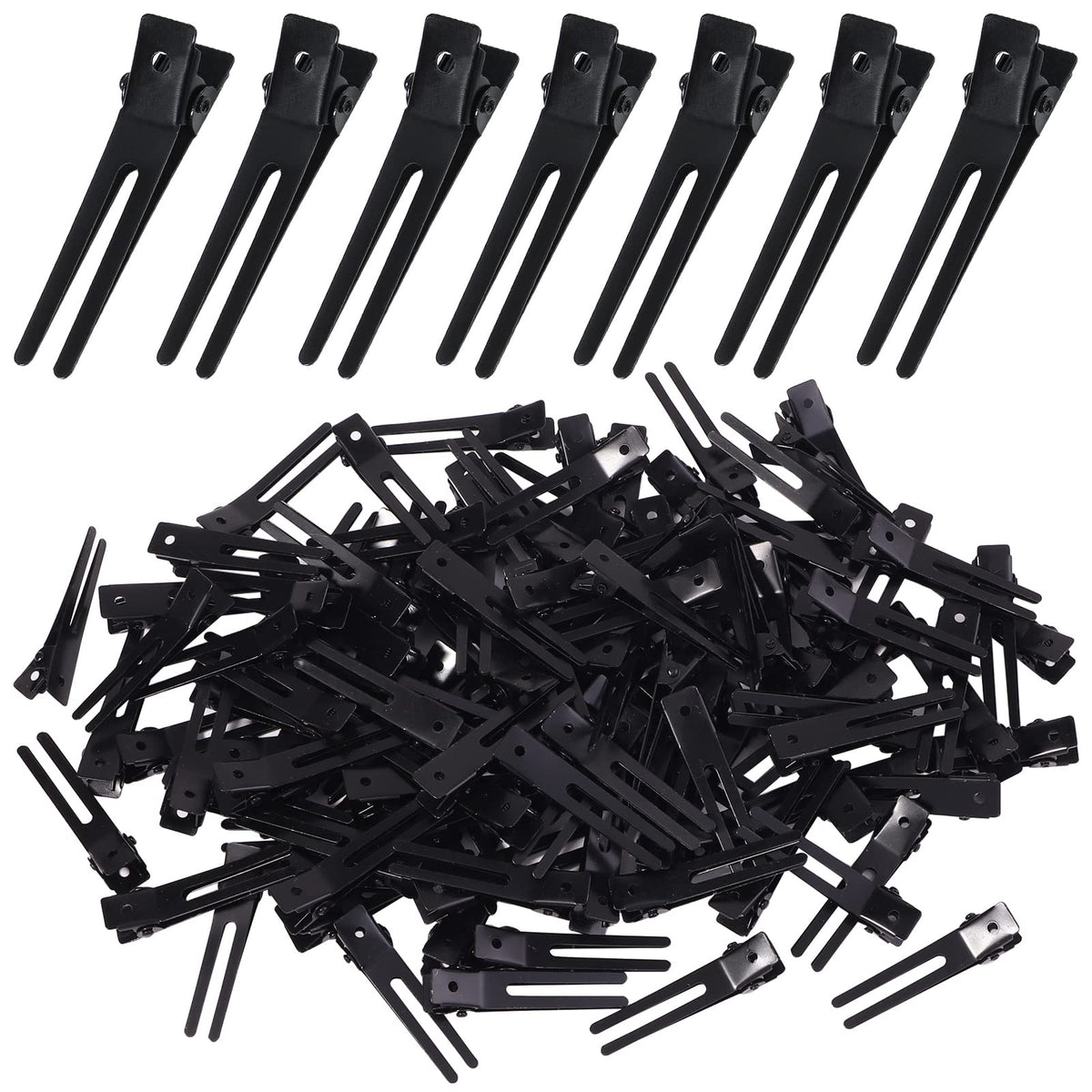 choicbaby front packaging of 120 clips showing quantity and black finish for convenience
