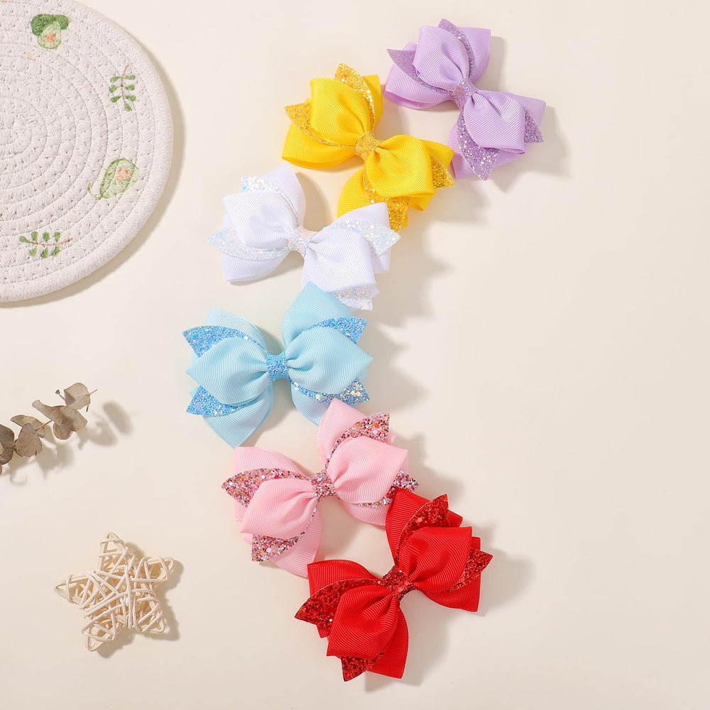 choicbaby bow worn with birthday outfit adding festive flair