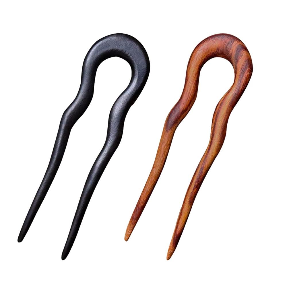 CHOISBEING front packaging showing both wooden hair sticks and benefits