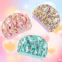 choshion three bonnet patterns flatlay, ideal gift for kids and teens