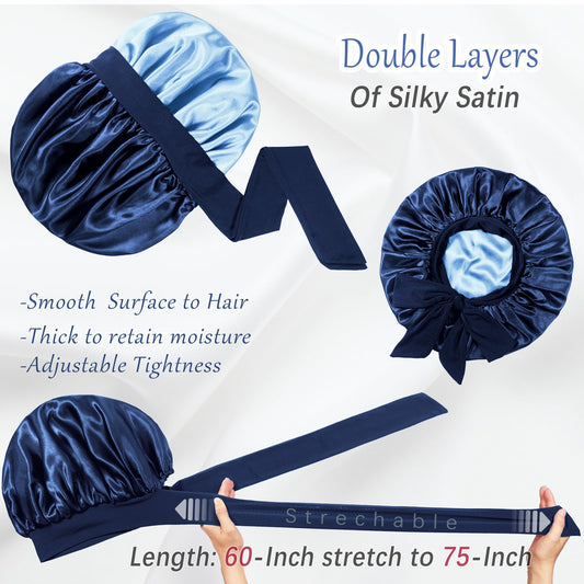 choshion close satin texture highlighting smooth reversible fabric benefit: reduces friction