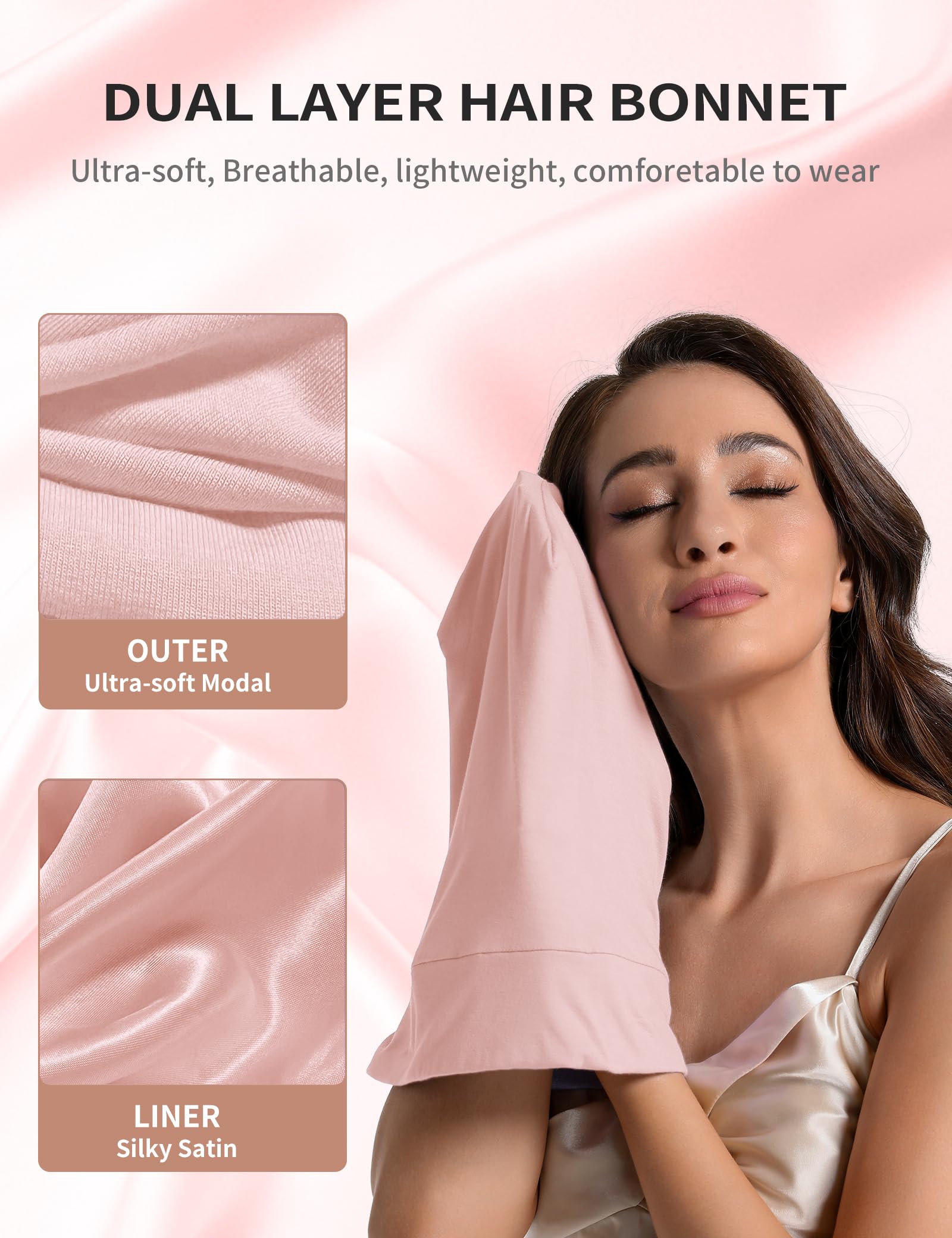 choshion satin lining close-up showing smooth interior for less breakage