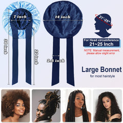 choshion scale comparison with hand showing 14-inch diameter benefit: fits large hairstyles