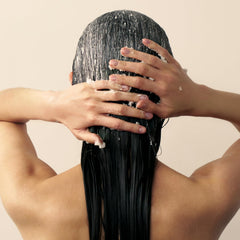 Christophe Robin rinsed hair showing cleaner, refreshed roots and shine
