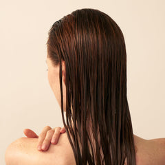 Christophe Robin conditioner application on mid-lengths for added volume