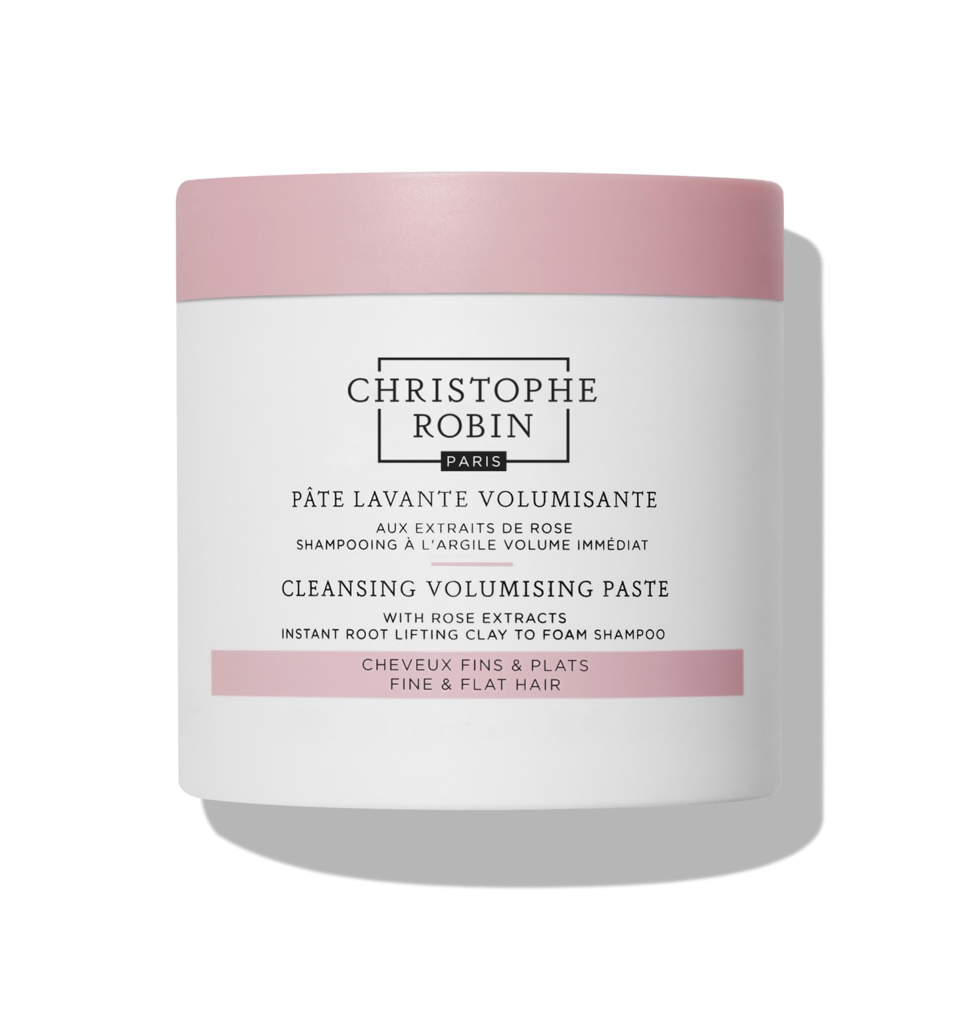 Christophe Robin front jar packaging showing product branding and size benefit