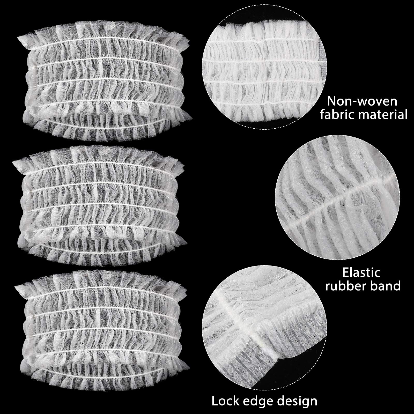 Chuangdi headband stretched to show elastic fit and comfortable hold