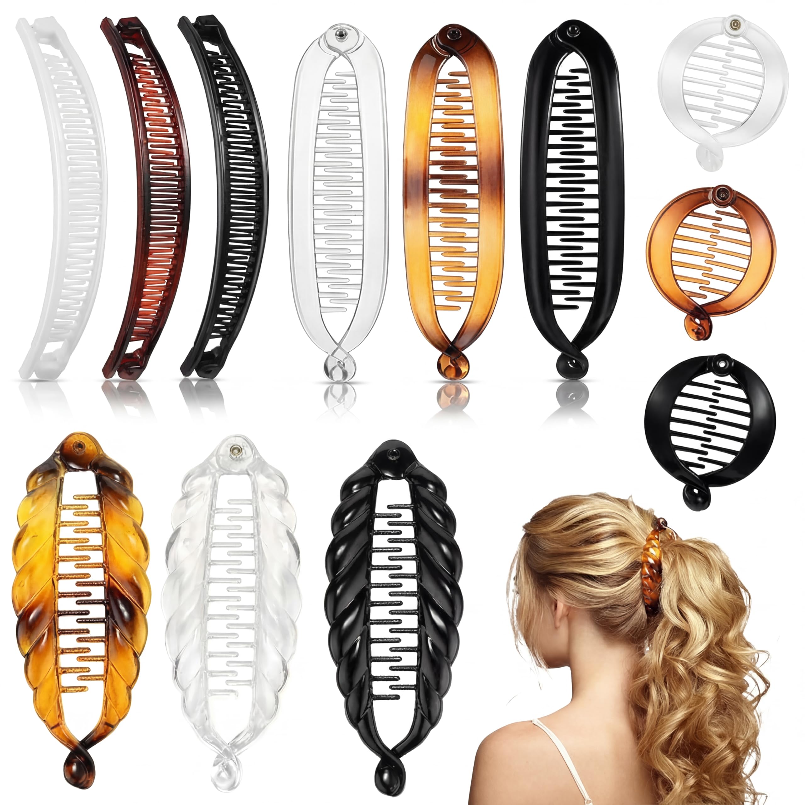Chuangdi front packaging showing all twelve clips for easy outfit coordination