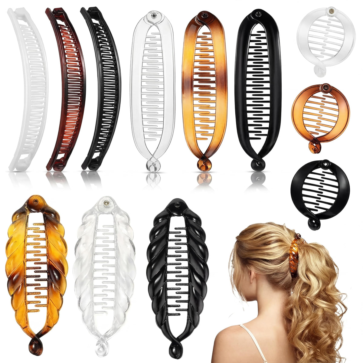 Chuangdi front packaging showing all twelve clips for easy outfit coordination