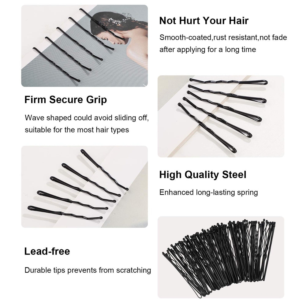 Chuangdi hair kit in use creating a ponytail showing hold and comfort benefit: all-day wear