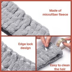 Chuangdi headband worn while washing face showing secure fit and convenience